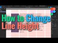 How to Change Line Height in Figma | Figma Text Line Height