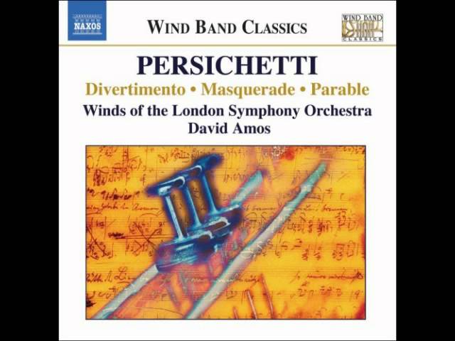 ヴィンセント・パーシケッティ／仮面舞踏会 Op 102 Masquerade - YouTube