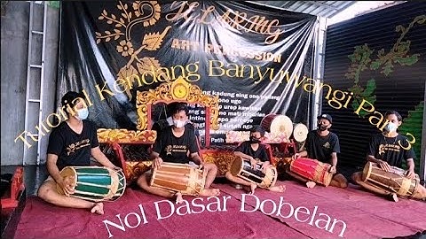 Tutorial Kendang Banyuwangi Part 3 Nol Dasar Dobelan Versi Cak Eng // Jelaring Art Percussion
