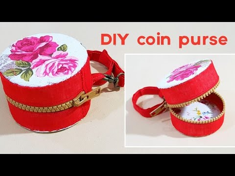 DIY Super Cute Zipper Coin Purse | Step By Step Sewing TUTORIAL 【手作包教学】 - YouTube