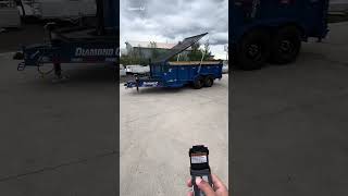 Diamond C Dump Trailer and Shurco Remote