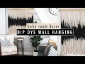 easy boho room decor diy | easy dip dye wall hanging