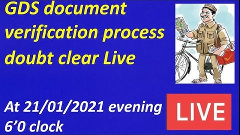 GDS document verification process full details in live |GDS A2Z live program | Quick Learning Home