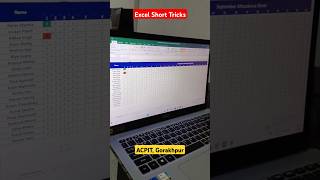 Excel में एक साथ Multiple Columns Resize करें | Attendance Sheet Trick #acpit #excel #exceltips