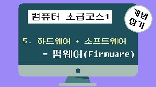 컴퓨터 초급코스1 : #5 하드웨어 + 소프트웨어 = …