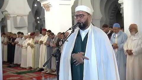 صلاتي العشاء والتراويح لفضيلة القارئ وديع شاكر من مسجد الكتبيين لليلة الختام لرمضان المبارك 1439