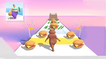 Fat 2 Fit! 🍔🍕👧 - All level Android, Ios Gameplay (Level 17-18) | Game by Voodoo