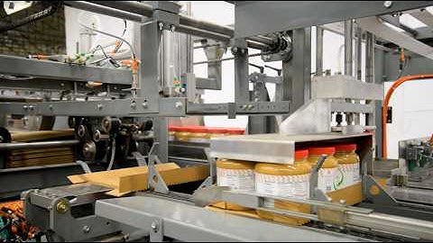 High Efficiency Tray Packing for Peanut Butter - A-B-C Model 170