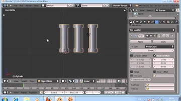 Modificador Array en Blender Parte 1