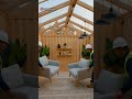Luxury Shipping Container Home in Dense Forest | Wooden Finish + Glass Roof Modern Off-Grid House