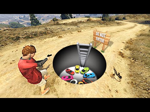 I Found A SECRET SUPERCAR BASE In GTA 5! (Mods)