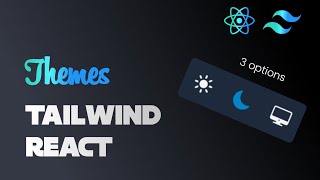 Tailwind CSS Dark/Light/System Base Change Theme With Local Storage | React js dark mode