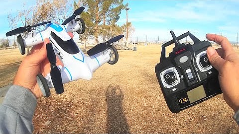 Syma X9 Flycar Drone Car Drive Flight Test Review
