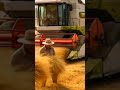 Wheat Cutting Farmers & Machine Harvesting Together.
