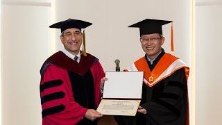 President Peter Salovey's Honorary Degree