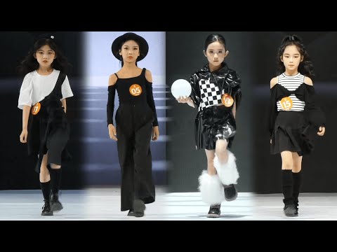 Style Stars in the Making: Child Models Rock the Runway in Chic Monochrome | Fashion Show