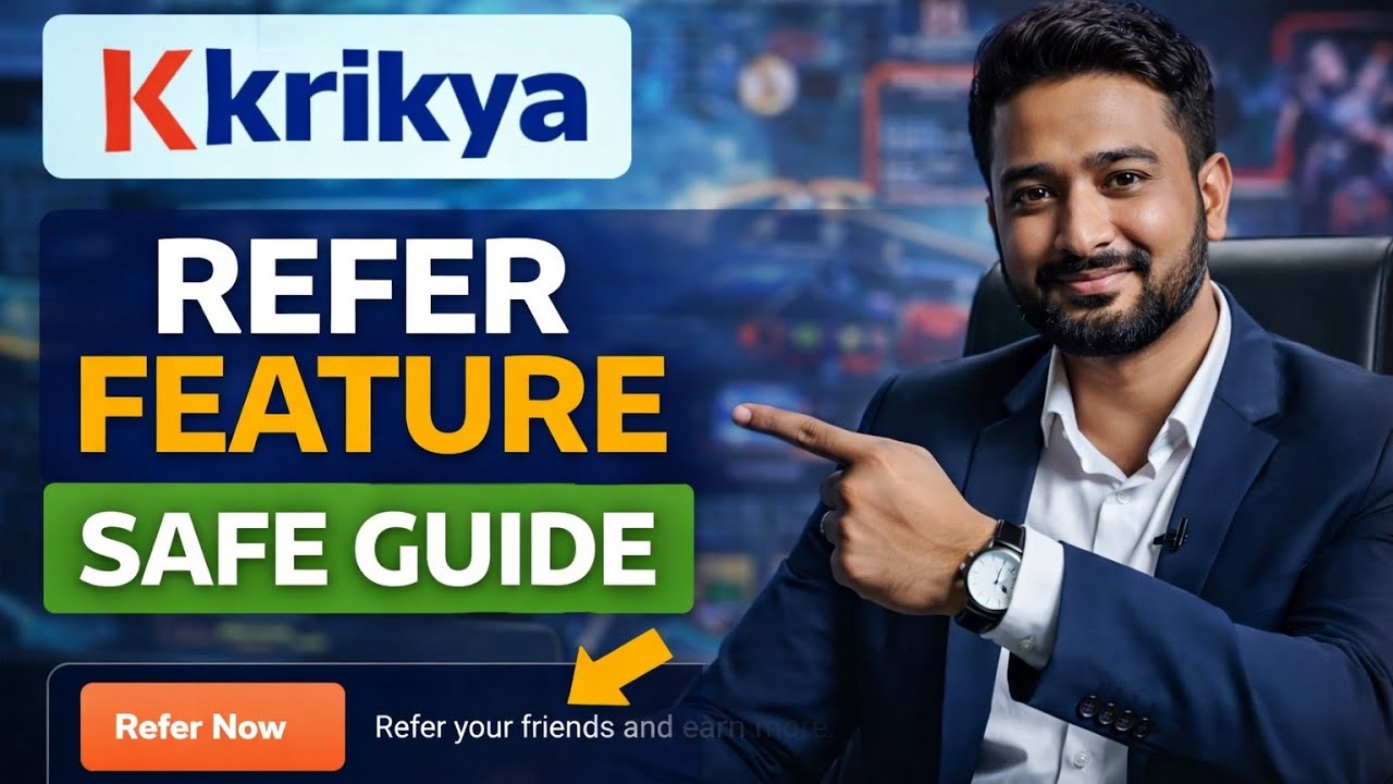 Krikya Game Review 2026 | How to Use Refer Feature | Safe Guide Bangla | 4K
