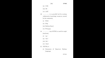 CIT - 003   December 2022 Question Paper