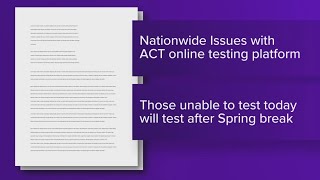 Knox County students experience issues with ACT testing
