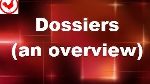 MicroStrategy - Dossiers - Online Training Video by MicroRooster