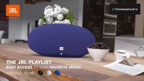 JBL Playlist Wireless Speaker featuring Chromecast built in and Spotify Connect