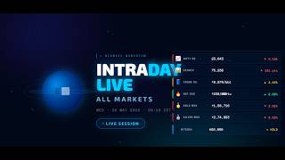 🔴 WEDNESDAY LIVE TRADING | Nifty50 BankNifty Sensex + Gold Crude Crypto Forex |