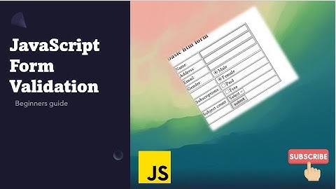 JavaScript Form Validation Tutorial - Build Interactive Forms #js #javascript #form #code