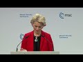 Participation of President von der Leyen at the Munich Security Conference 2022