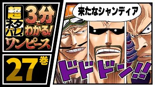 【３分で分かる！】ONE PIECE 27巻 完全ネタバレ超あらすじ！【我が神なり　エネル登場！！】