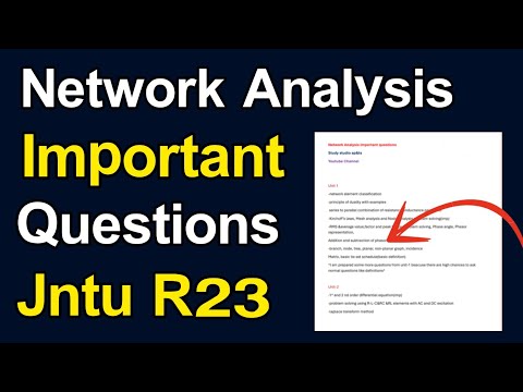 network analysis important