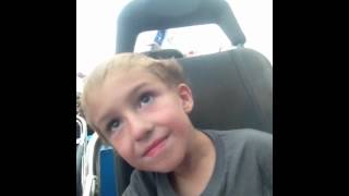 Jacob First Time On Millennium Force Roller Coaster