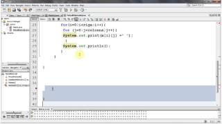 Matrici in Java con classe