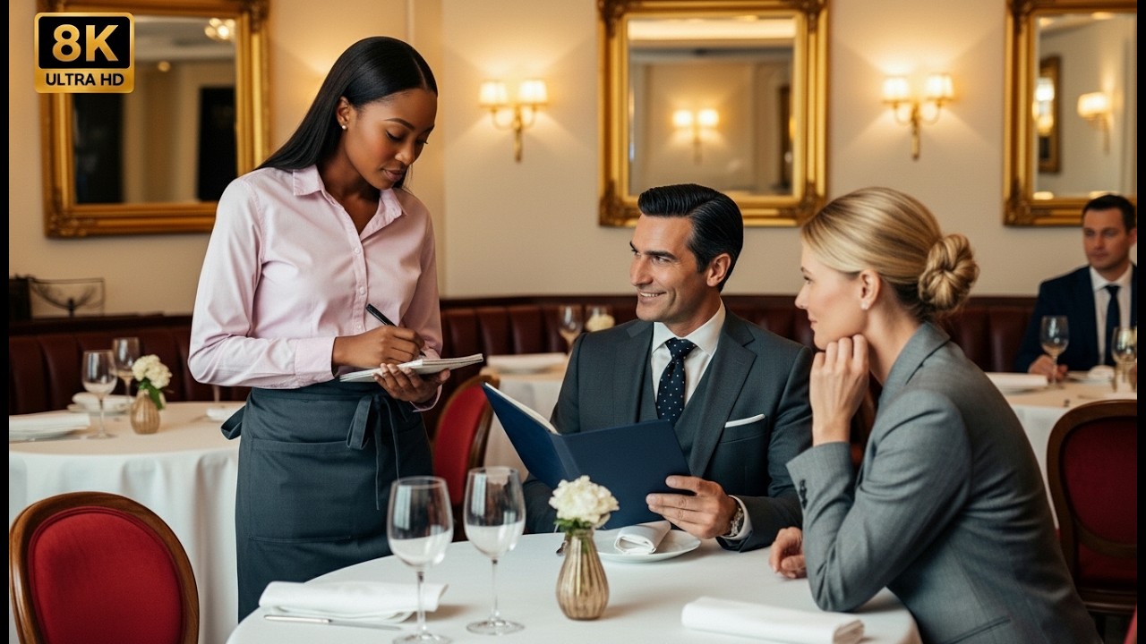 BILLIONAIRE TRIES TO EMBARRASS BLACK WAITRESS — HE DIDN’T EXPECT HER REPLY.
