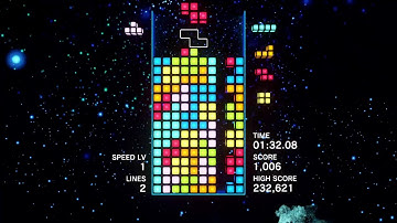 Quintuple t-spin triple (no talking) Tetris® Effect