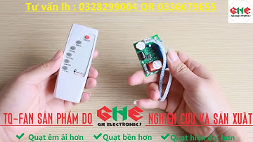 CHẾ QUẠT THƯỜNG THÀNH QUẠT ĐIỀU KHIỂN ĐƠN GIẢN
