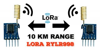 Reyax RYLR998 LoRa Module with Arduino.