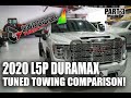 2020 DURAMAX L5P TUNED TOWING COMPARISON VS. CUMMINS VS. POWER STROKE PART 3/5