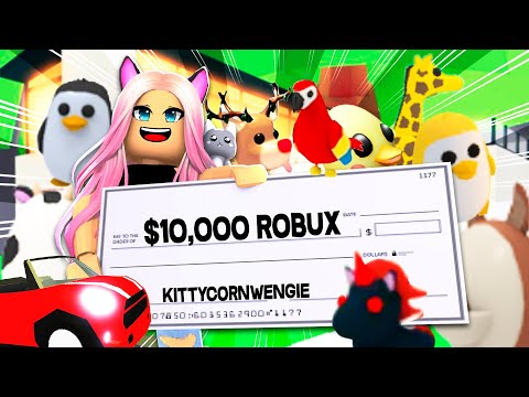 I Spent 10k Robux In Adopt Me You Won T Believe What I Got Safe Videos For Kids - how to play booga booga on roblox is irobux legit