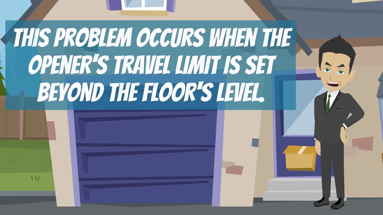 Why does my garage door hit the floor and then reverse? Video FAQ