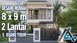 DESAIN RUMAH 8 X 9 METER | SUBANG - DESAIN RUMAH MINIMALIS MODERN