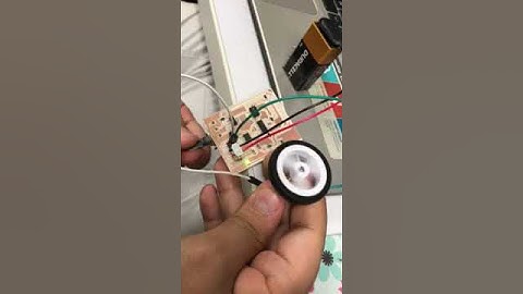 Test - DC motor PWM by ATtiny 44A
