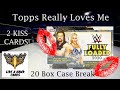 2020 Topps WWE Fully Loaded Case Break - 20 Boxes!  2 Kiss Cards! Tables, Ladders, and Chair Relics!