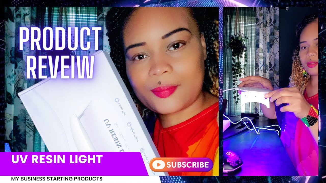 UV Resin Light Product Review Beginner Entrepreneur YouTube