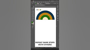 Creating Stunning #3d  Rainbow Designs in #Illustrator | Step-by-Step Tutorial #shorts