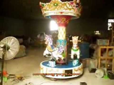3 Seats Kids Carousel,Mini Carousel,Indoor Carousel