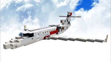 Minecraft: How to Build a Private Jet in Minecraft | Minecraft Falcon 9x Tutorial