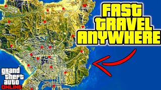 How To Fast Travel Around The Map in GTA 5 Online | Next Gen