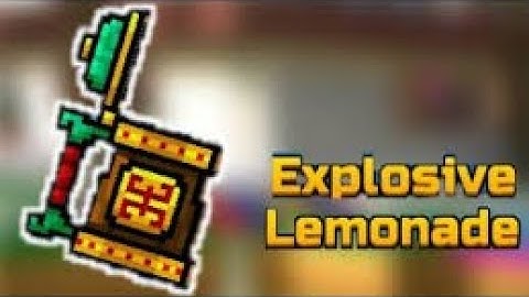 Explosive Lemonade Review - Pixel Gun 3D