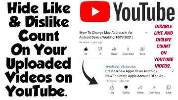 Hide Like & Dislike Count/Number Shown In Your YouTube Videos On Android |