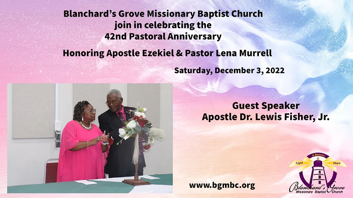 BGMBC-Pastoral Anniversary Apostle Murrell